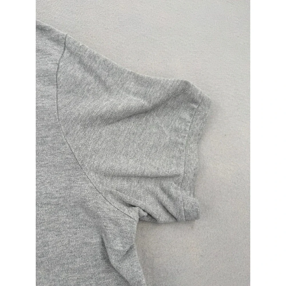 Polo Ralph Lauren Mens XXL Gray Custom Fit Short Sleeve Pique Polo Shirt‎